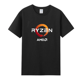 电脑爱好者发烧友锐龙AMD RYZEN衣服夏季纯棉宽松休闲短袖T恤衫潮