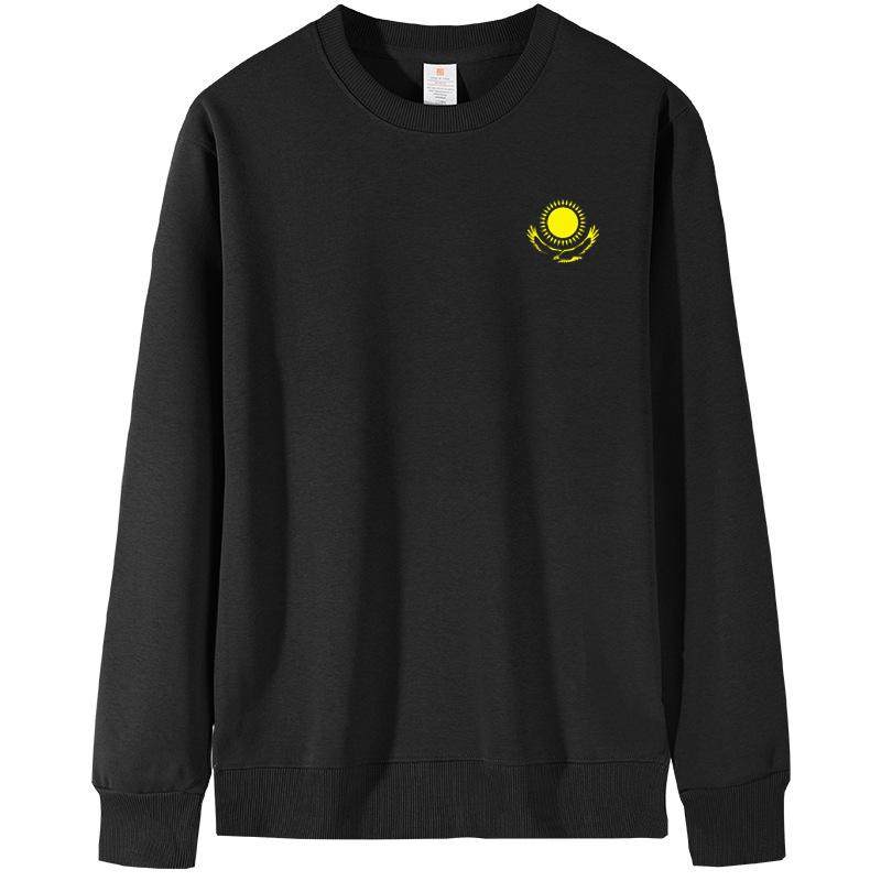 冬不拉哈萨克斯坦圆领卫衣kazakhstan民族长袖服装男女秋冬季衣服