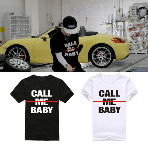 EXO衣服CALL ME BABY打歌服世勋灿烈金钟大二巡同款短袖t恤应援服