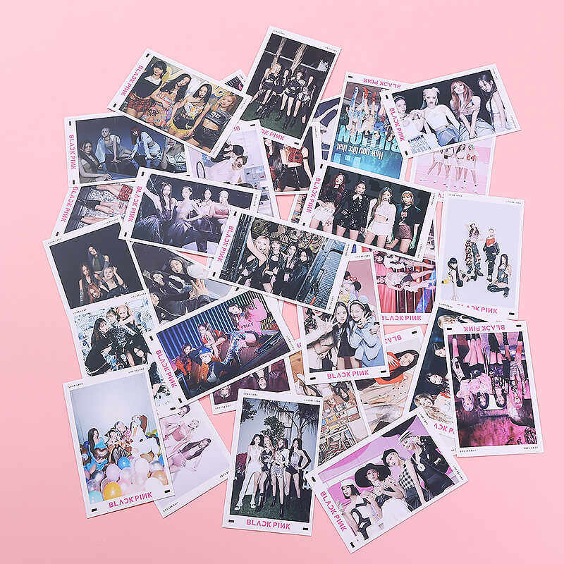 BLACKPINK留言卡精美lomo粉墨LISA金智秀金智妮朴彩英周边小卡片