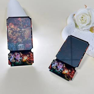 鬼灭之刃透镜炭治郎祢豆子善逸周边动漫二次元便携式亚克力票根