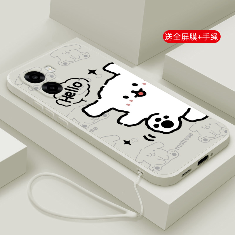 适用oppoA6s手机壳新品oppo A6i+液态磨砂硅胶软壳A6c镜头全包A6v防摔超薄保护套男女生情侣款网红创意hello
