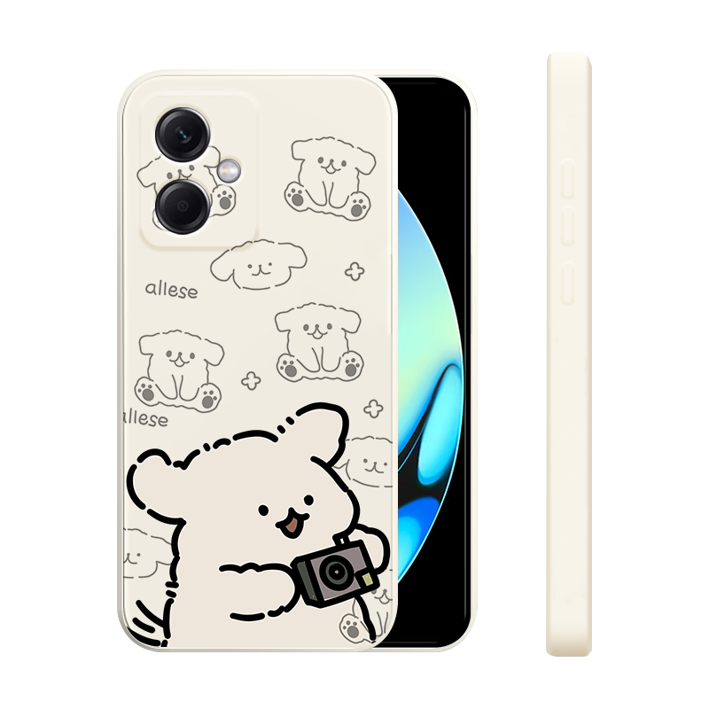 适用红米note12手机壳新款12R小米note12pro+液态硅胶软壳12Turbo镜头全包12T防摔极速版保护套redmi女拍照狗