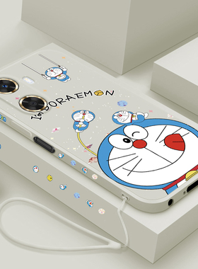 适用华为畅享60手机壳60X新品畅想60pro液态硅胶保护套pr0男女款WIKO Hi畅享60s全包防摔5G嗨por软外壳蓝胖子