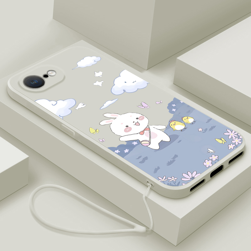 液态硅胶软壳 镜头全包 卡通个性