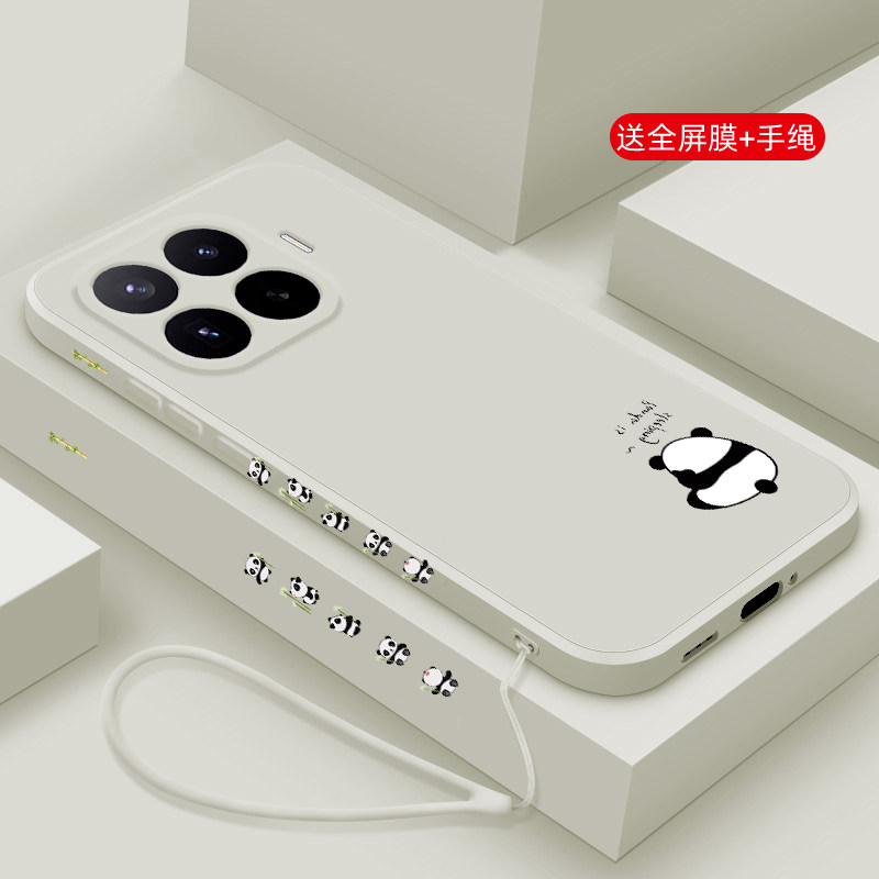适用小米17T手机壳新款小米17Tpro液态硅胶软壳xiaomi镜头全包防摔超薄保护套潮男女生网红卡通可爱外壳熊猫