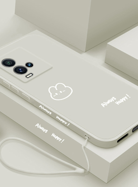 适用iqoo10手机壳新款10pro男女生vivoiqoo9液态硅胶软壳iq009pro镜头全包防摔8个性8pr0保护套网红潮开心兔