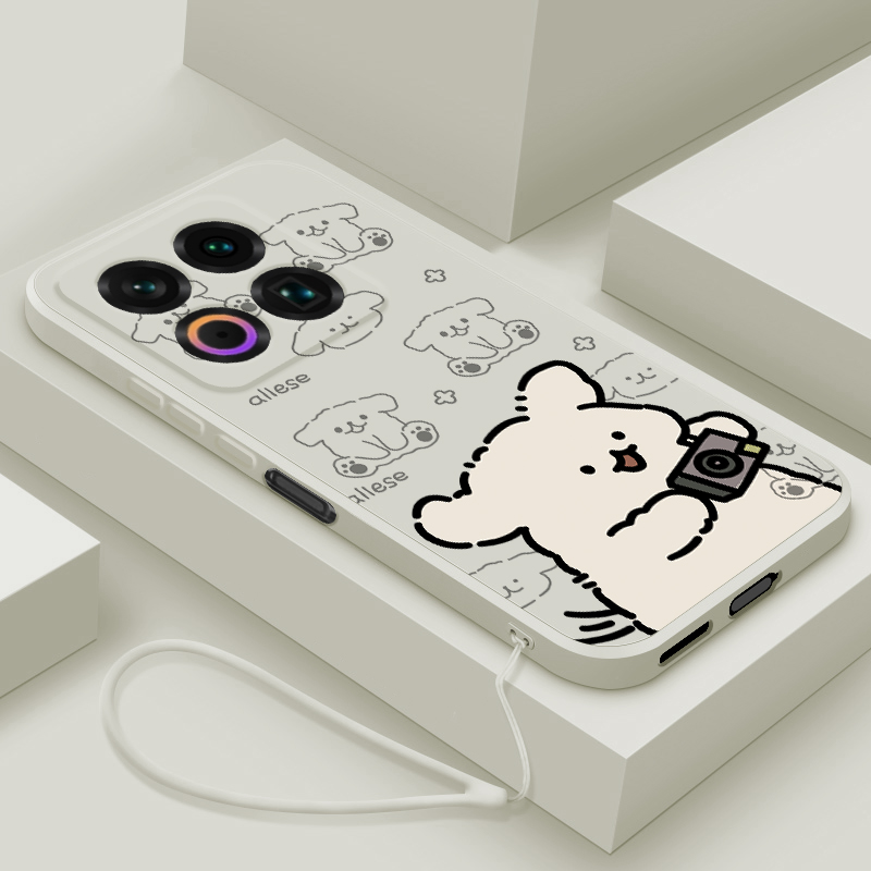 液态硅胶软壳 镜头全包 卡通个性