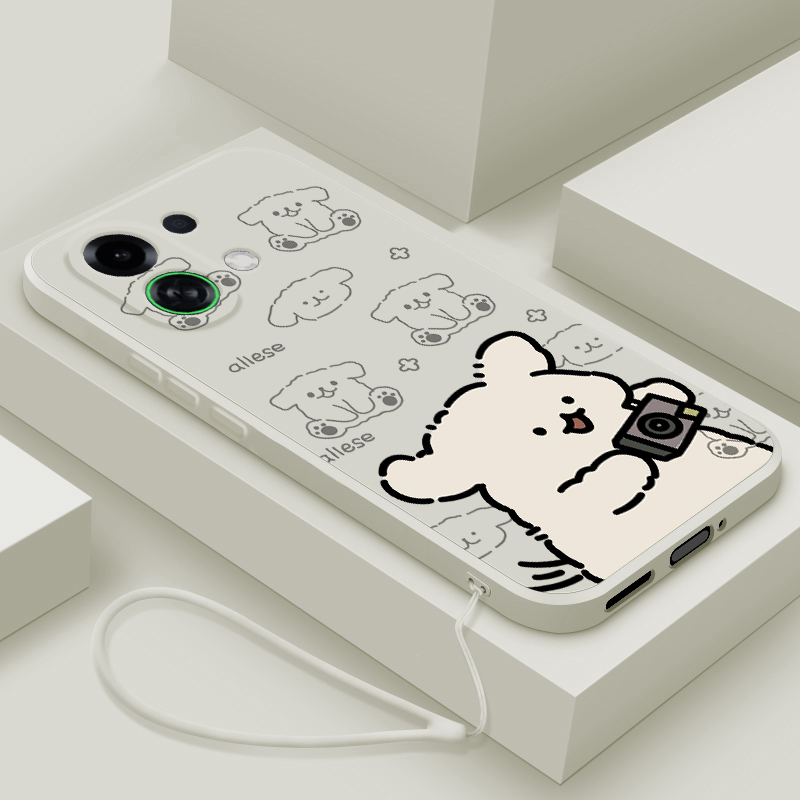 液态硅胶软壳 镜头全包 卡通个性