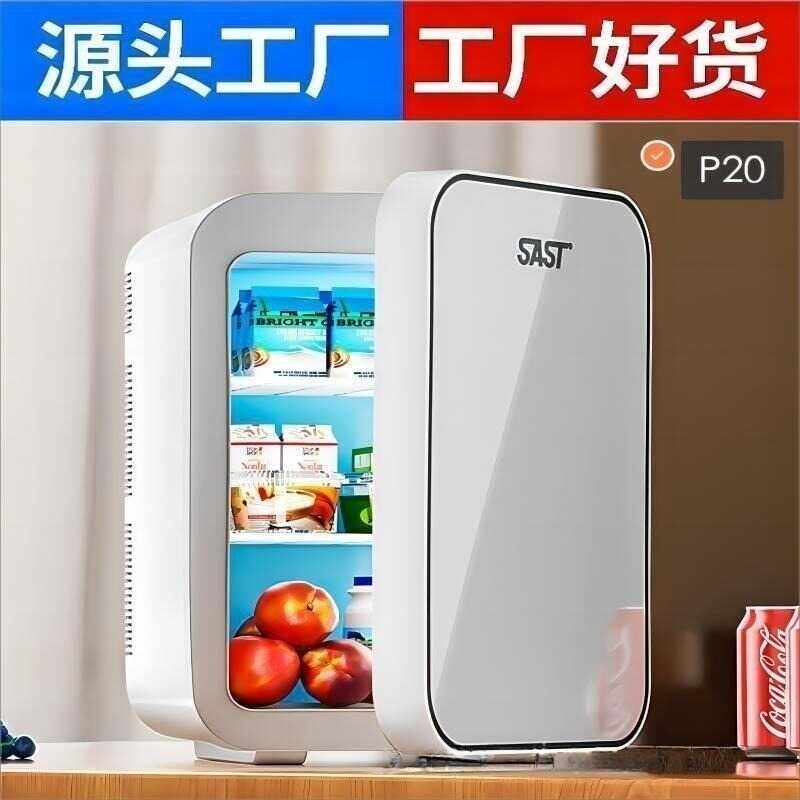 SAST先科小冰箱小型家用车载冰箱20升小冰柜冷藏箱宿舍美妆冰箱