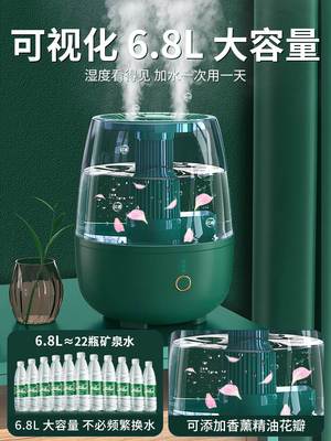 李佳埼推荐】加湿器大雾量家用办公室桌面卧室静音大喷雾孕妇婴儿