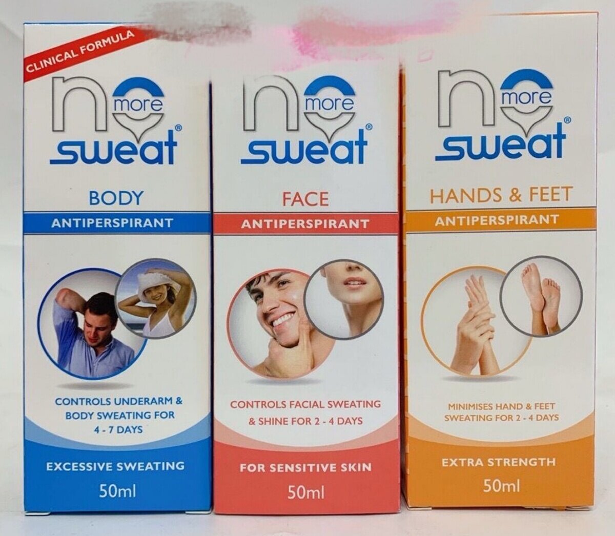 No More Sweat 面部止汗剂止汗露止汗神器止汗滚珠脸喷雾澳洲