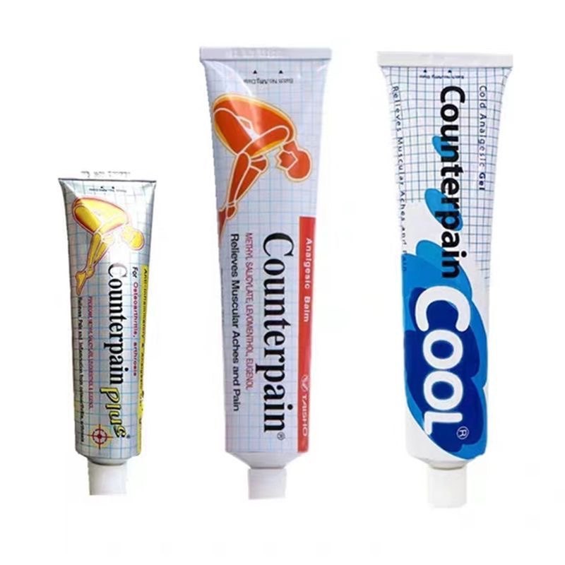 泰国施贵宝肯得Counterpain酸痛膏膝关节肌肉酸痛软膏清凉温热型