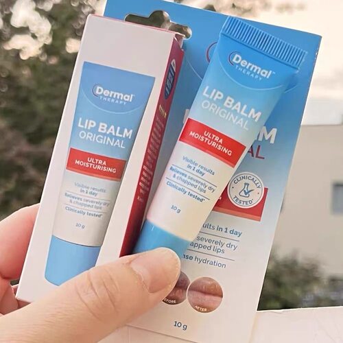 现货澳洲Dermal Therapy乐慕康lip balm original干裂润唇膏10g