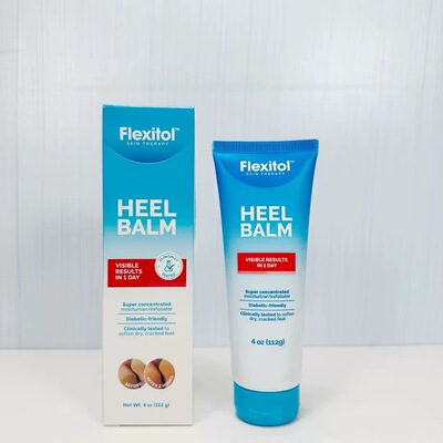 美国Flexitol Heel Balm脚跟霜足部去死皮开裂修护滋润霜112g