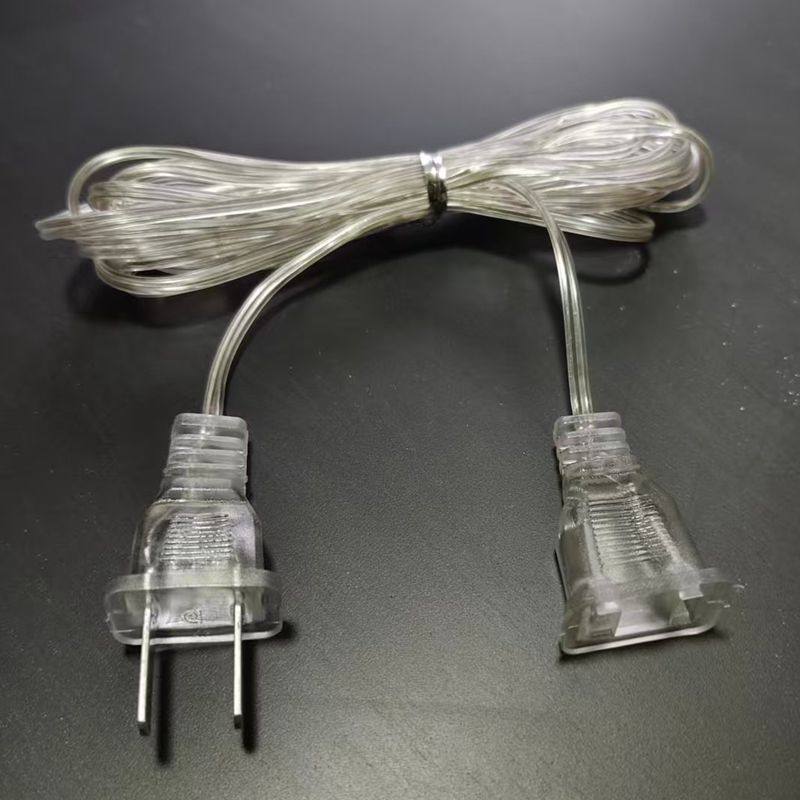 专用线led彩灯串串灯延线3米5米插头线带尾插树灯配件控制器接头