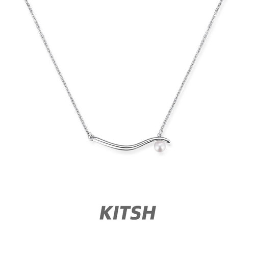 KITSH女流线平衡珍珠项链