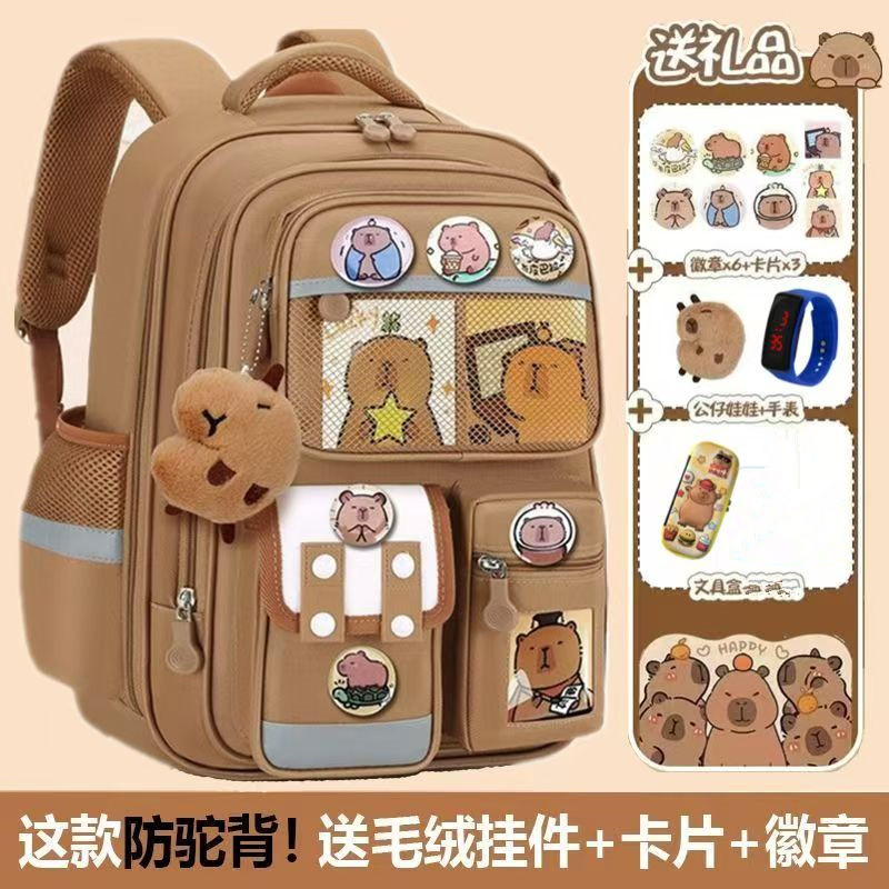 新款小学生书包1到6年级男孩女孩