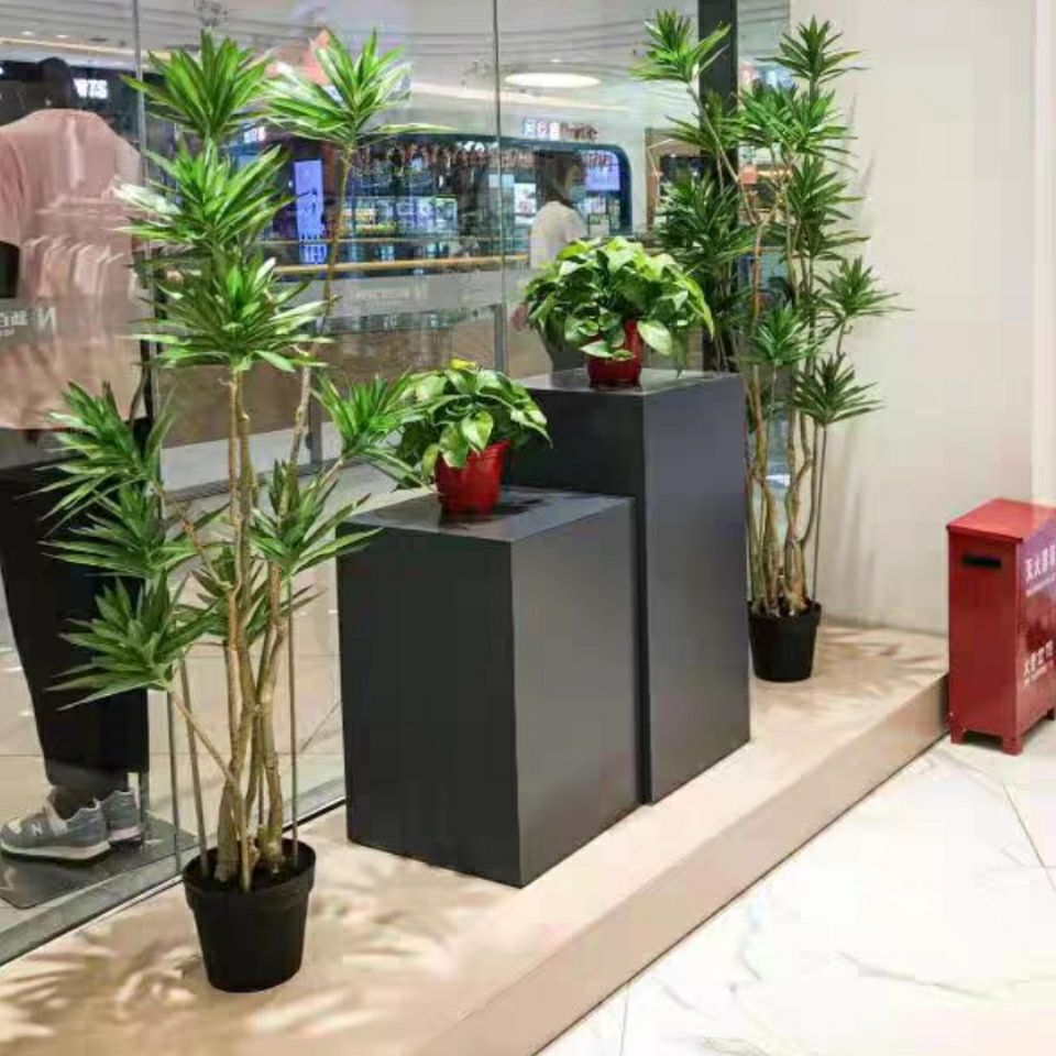 百合竹室内盆栽服装店仿真植物