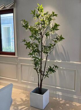 仿真绿植高端轻奢室内客厅装饰落地摆件仿生假花大型植物盆栽花卉