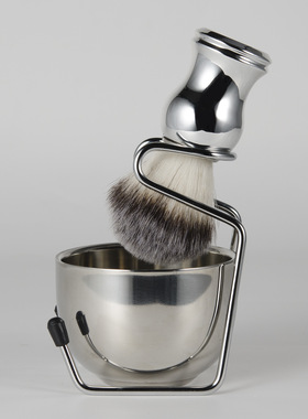 男士剃须刷软毛胡刷纤维尼龙毛人造纤维打泡刷胡须刷剃须刷套装