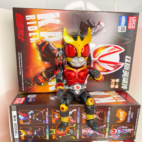 灵动创想假面骑士Q版英雄传极狐空我盲盒儿童玩具公仔盲盒礼物