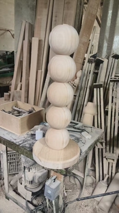 雕刻轻奢罗马柱实木吧台玄关桌腿支撑腿实木桌腿艺术风边几餐桌腿