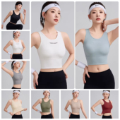 外穿 吊带潜水冲浪夏季 防上滑下垂带固定胸垫分体式 游泳背心女短款