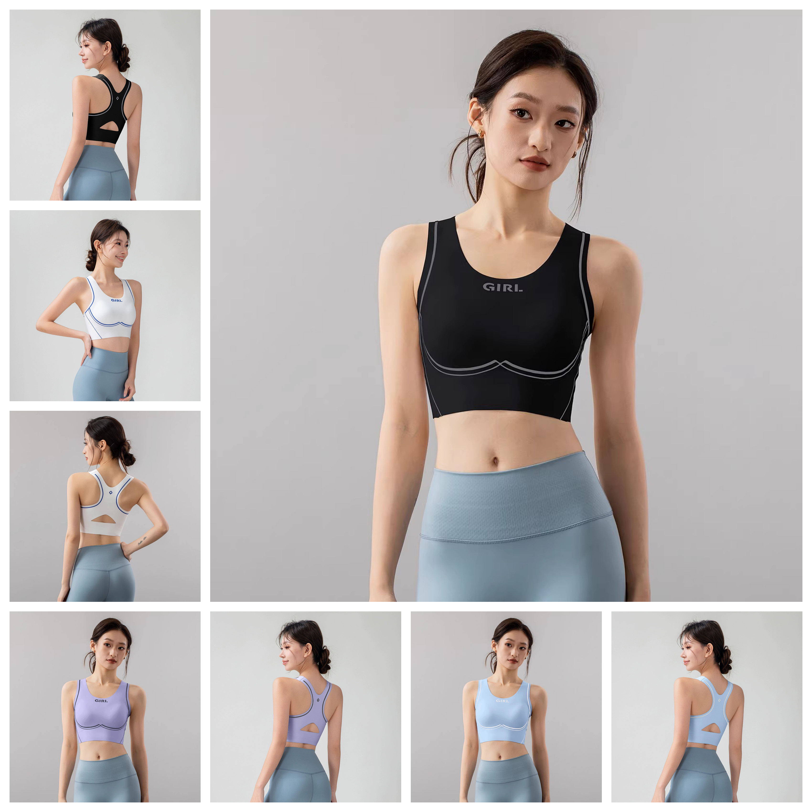 分体泳衣上衣单件女士海滩潜水游泳冲浪比基尼泡温泉玩水速干背心