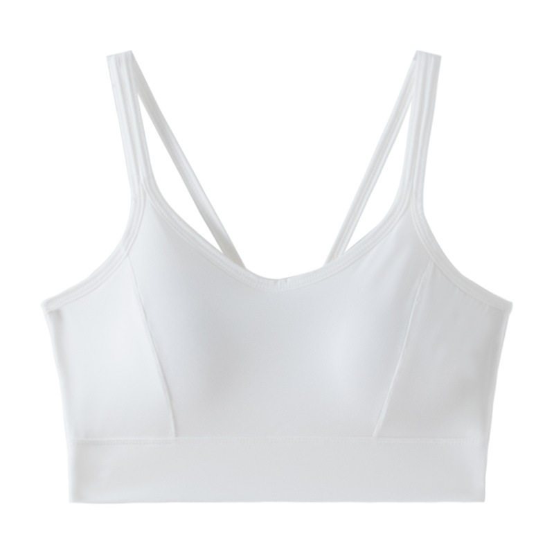 高级感白色吊带分体泳衣女款性感比基尼小胸聚拢打底泳装2024新款