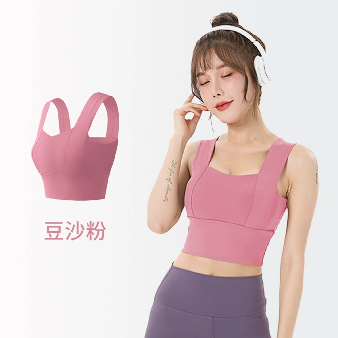 潜水服分体泳衣女单件上衣防晒胸罩学生保守速干浮潜冲浪分体背心