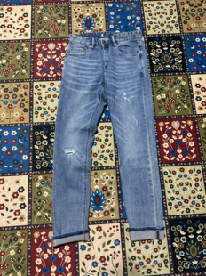 KAPITAL JIN山彦津田欧美简约猫须水洗弹力修身vibe舒适男牛仔裤