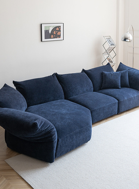 屿木空间/Edre 花瓣沙发意式极简设计师创意异形沙发转角布艺沙发