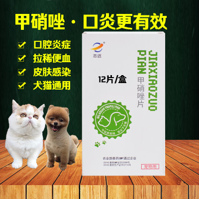 宠物犬甲硝唑片鲁飞猫