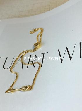 曼哈顿老牌HB LUXE ARROW CHARM 箭头手链