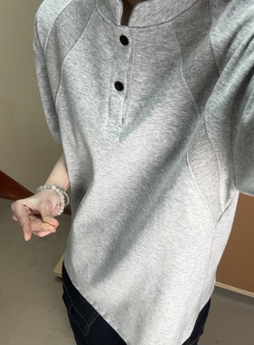 夏季休闲亨利领男士短袖T恤 DT2601/P20