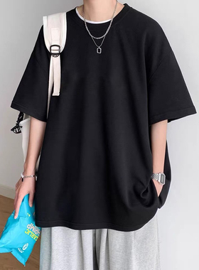 单件包装 220克纯棉黑色休闲短袖T恤黑色 DT2200/特批11