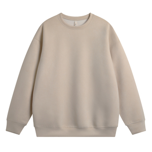 重磅360克麂皮绒纯色圆领卫衣 JP002/特批23图片