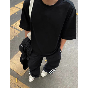 单件包装 220克纯棉黑色短袖T恤 DT2200/特批11，男装T恤，电商C413