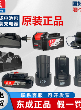 原装东成电动工具电池充电器20V/12V/18V/16V 4.0ah
