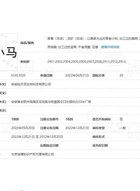 29类商标徽小马转让 29类商标授权使用和转让