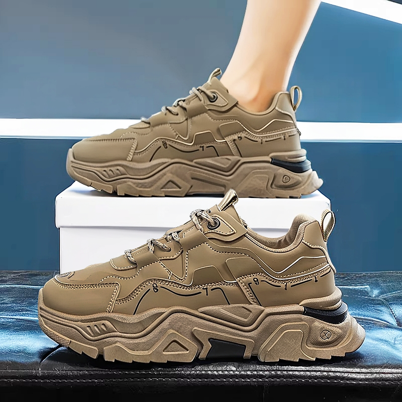 男鞋春季运动休闲软底防滑耐磨青少年复古户外徒步登山大码老爹鞋,流行男鞋,时尚休闲鞋,淘宝优惠券,粉丝福利购,淘宝优惠卷