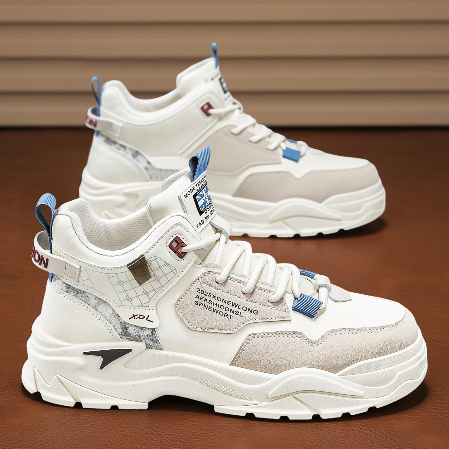 帆布高帮男鞋冬季运动休闲厚底户外登山工作工地耐磨老爹劳保潮鞋,流行男鞋,帆布鞋,淘宝优惠券,粉丝福利购,淘宝优惠卷