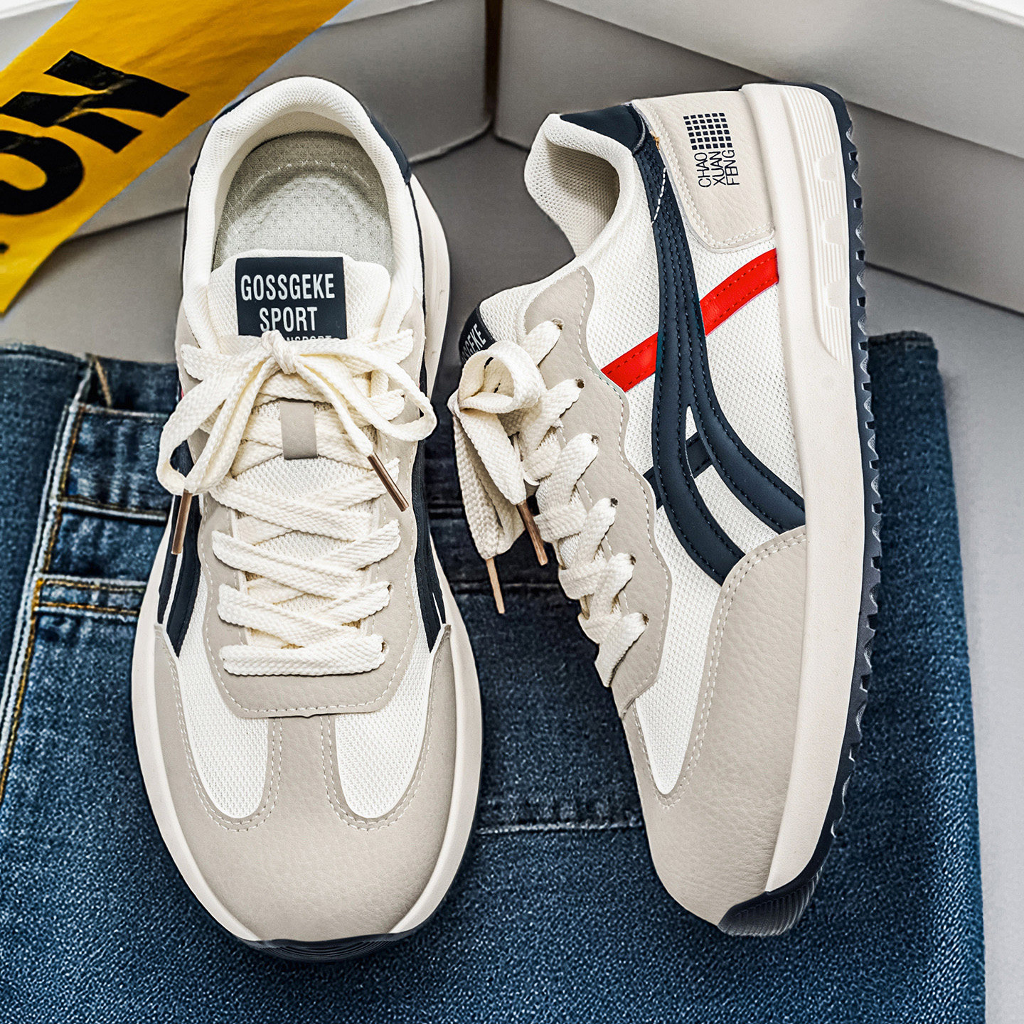 阿甘男鞋冬季休闲学生百搭运动防水防滑软底超火美式小白老爹板鞋,流行男鞋,时尚休闲鞋,淘宝优惠券,粉丝福利购,淘宝优惠卷