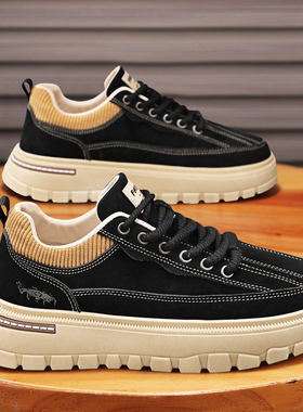 男鞋冬季上班防水防滑运动厨房专用厨师鞋工作干活黑色劳保马丁靴