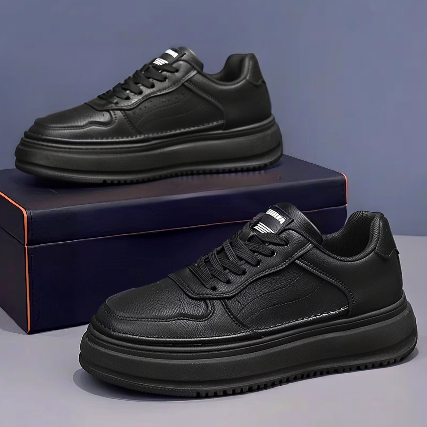 德比男鞋春季休闲运动通勤商务全黑软底公务鞋年轻人增高上班皮鞋,流行男鞋,休闲皮鞋,淘宝优惠券,粉丝福利购,淘宝优惠卷