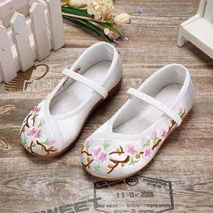 朝鲜服绣花鞋男款汉服鞋女款绣花鞋古装鞋子中国风北京老布鞋