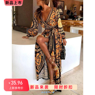 long sleeved women 2018 dress长袖 pocket 女秋连衣 Autumn