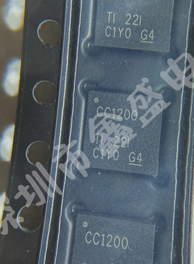 全新 CC1200RHBR 丝印CC1200 无线收发芯片 封装QFN-32 咨询问价