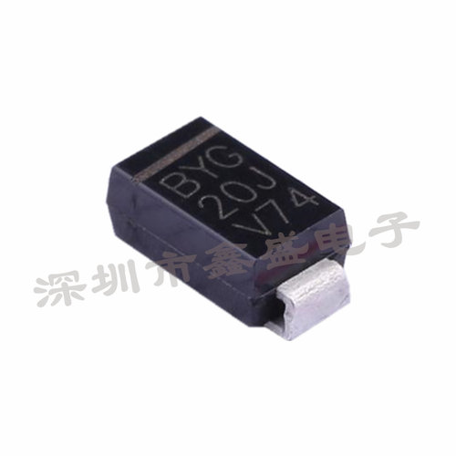 BYG20J-E3/TR 威世 丝印BYG20J 二极管雪崩 SMA 600V1.5A咨询问价